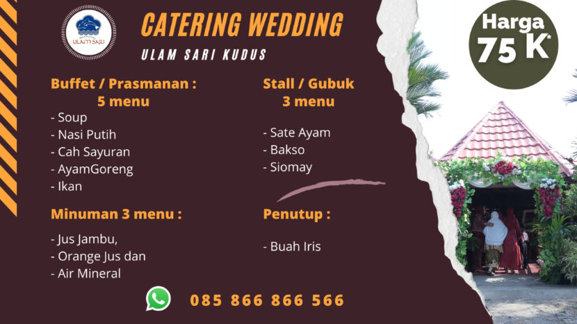 Harga catering wedding Kudus 75 ribu