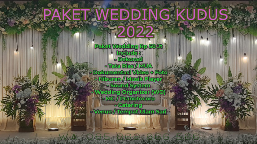 paket wedding kudus 2022