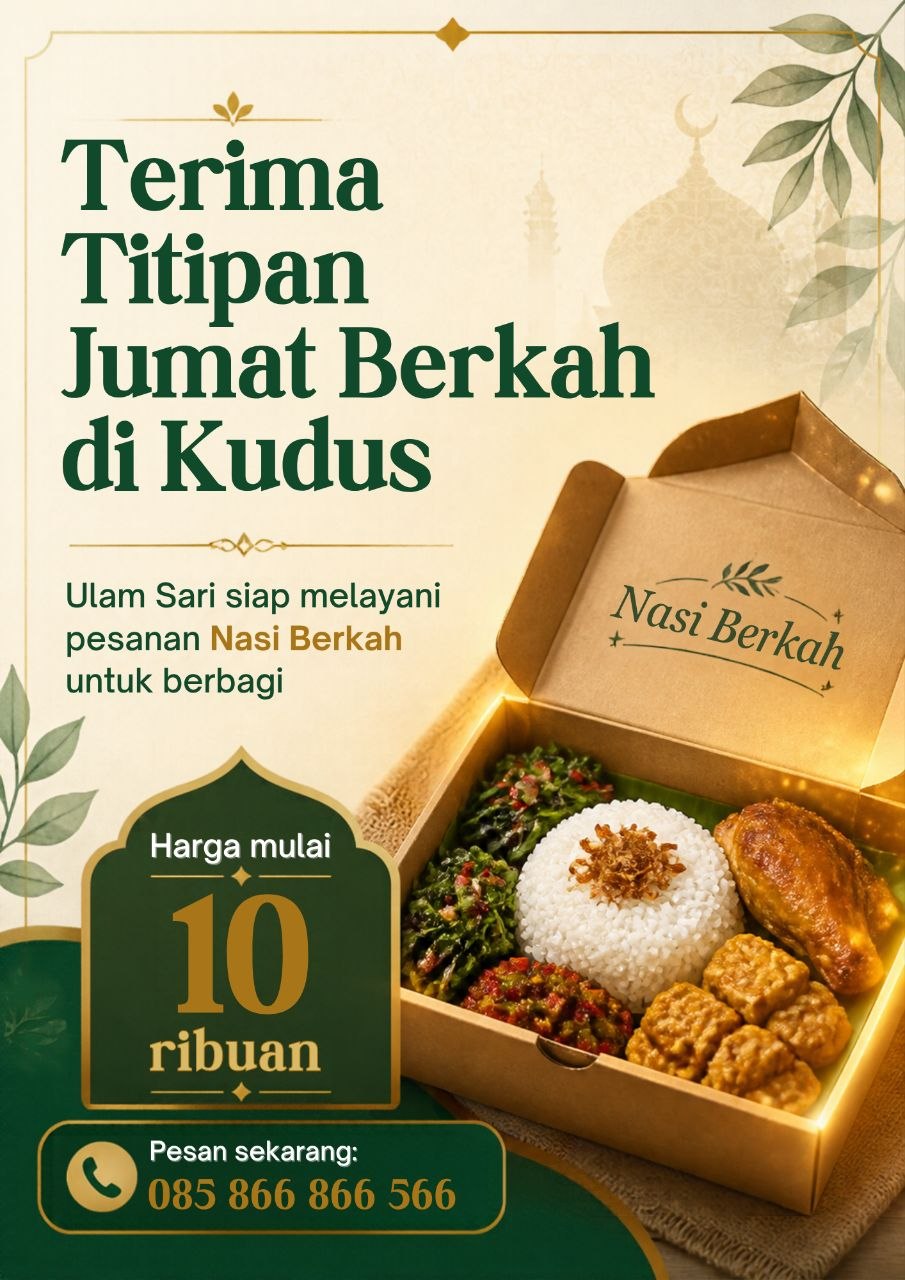 Terima titipan Jumat Berkah — nasi kotak Ulam Sari siap antar